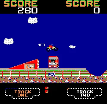 Super Bike (DK conversion) screen shot game playing